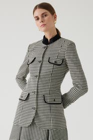 Exquise Allyssa Gingham Jacket