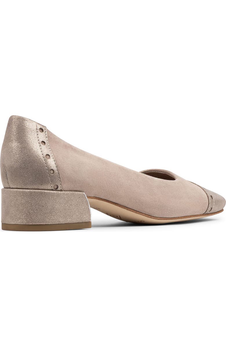 Donald Pliner Cap Toe Pump, Alternate, color, Taupe