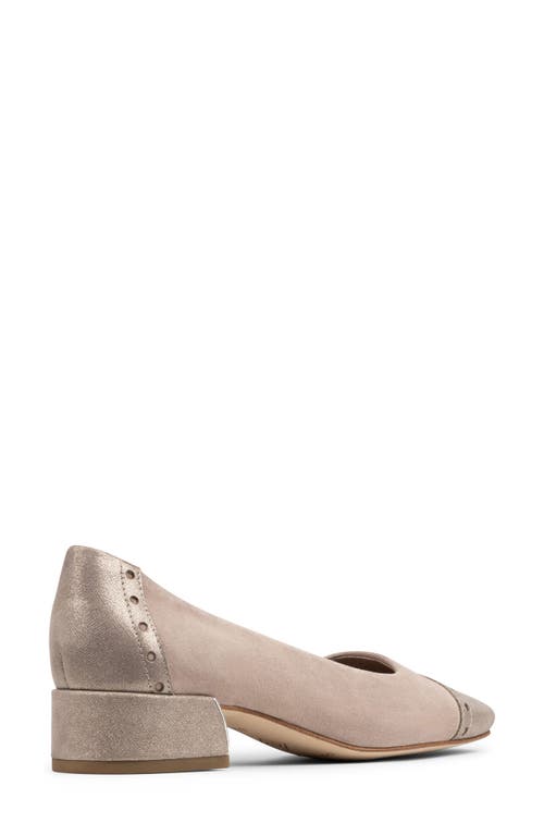 Donald Pliner Cap Toe Pump In Neutral