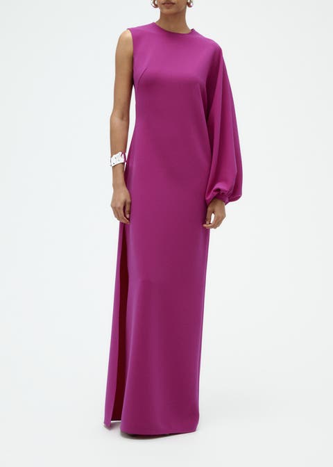 One Sleeve Column Gown