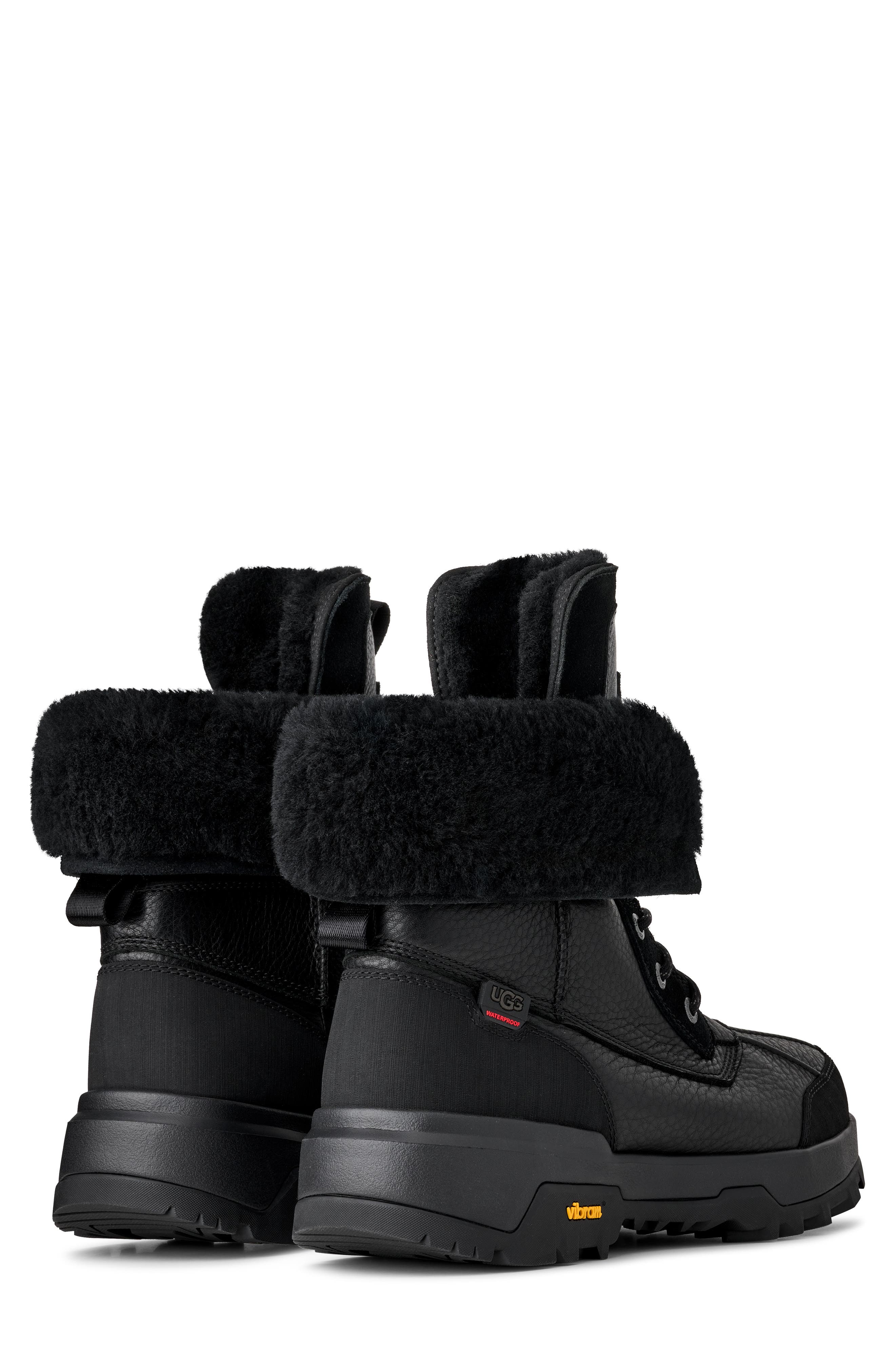 UGG Adirondack Tall Waterproof Sheepskin Boots Men\'s 11.5 Vibram Snow Hiking W Adirondack Boot XXV Cobble Grey | Quarks Shoes main image 3