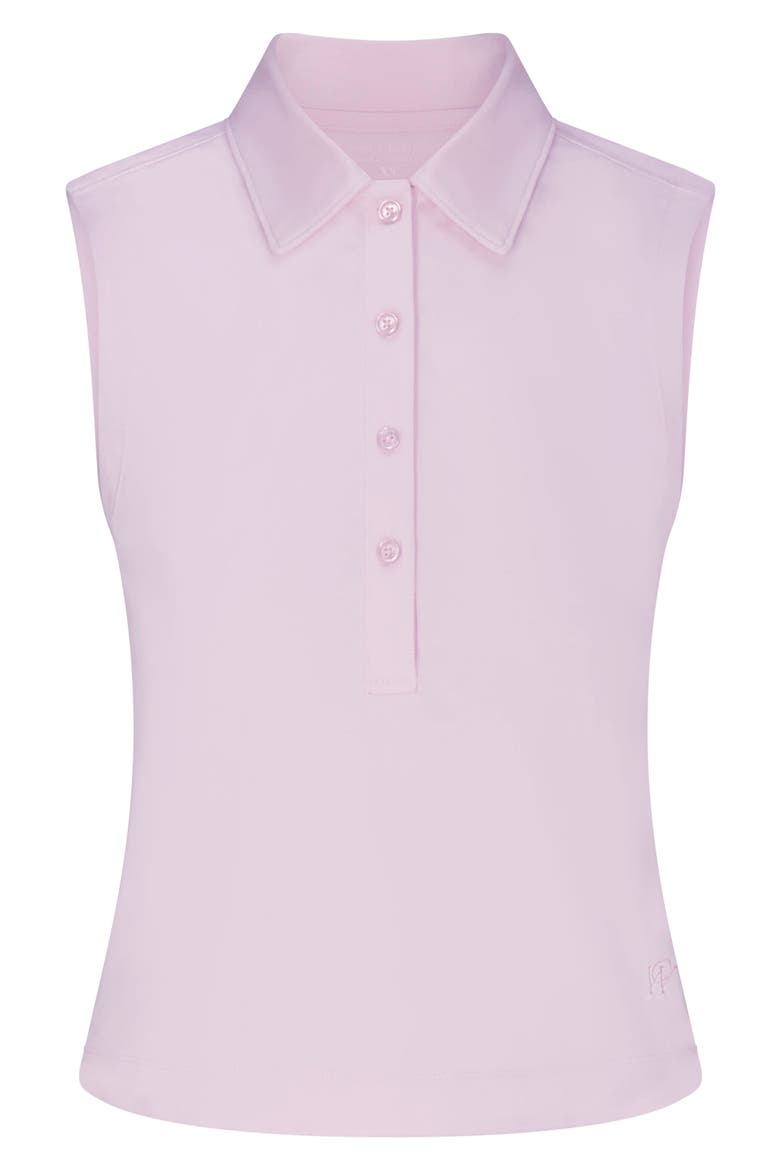 Maggie Sleeveless Golf Polo, Alternate, color, PETAL PINK