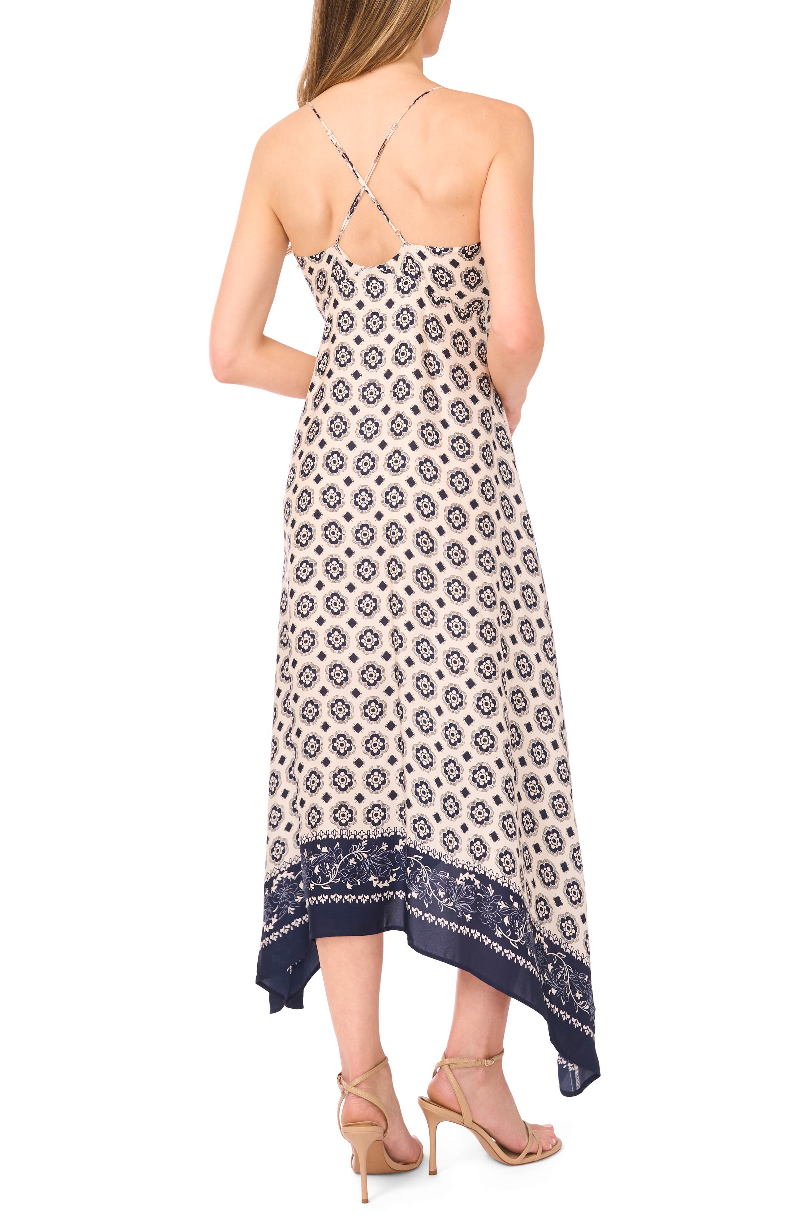 Moira Handkerchief Hem Maxi Dress - image 2