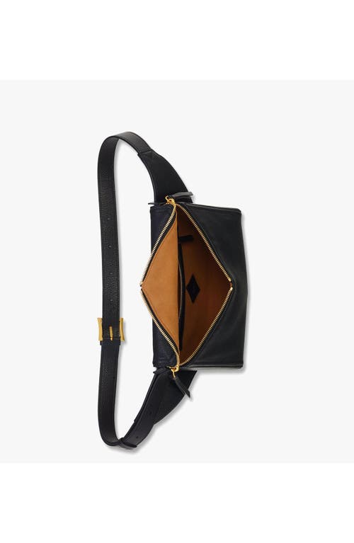 Mcm Diamant 3d Belt Bag In Black