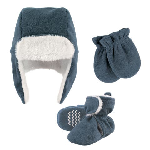 Trapper Hat, Mitten And Bootie Set (baby)