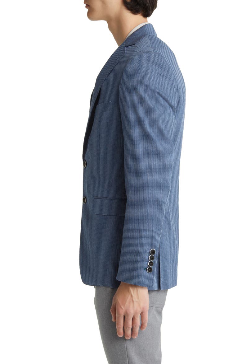 Soho Stretch Denim Sport Coat, Alternate, color, SLATE BLUE WAFFLE