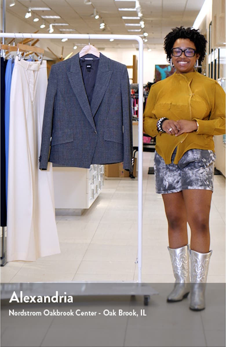 Jarinara Wrap Front One-Button Blazer, sales video thumbnail