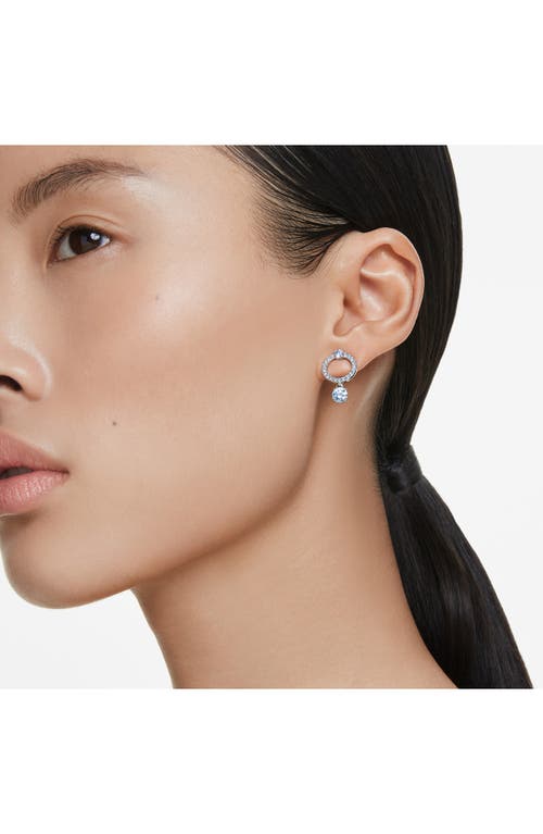 Swarovski Attract Drop Earrings In Blue