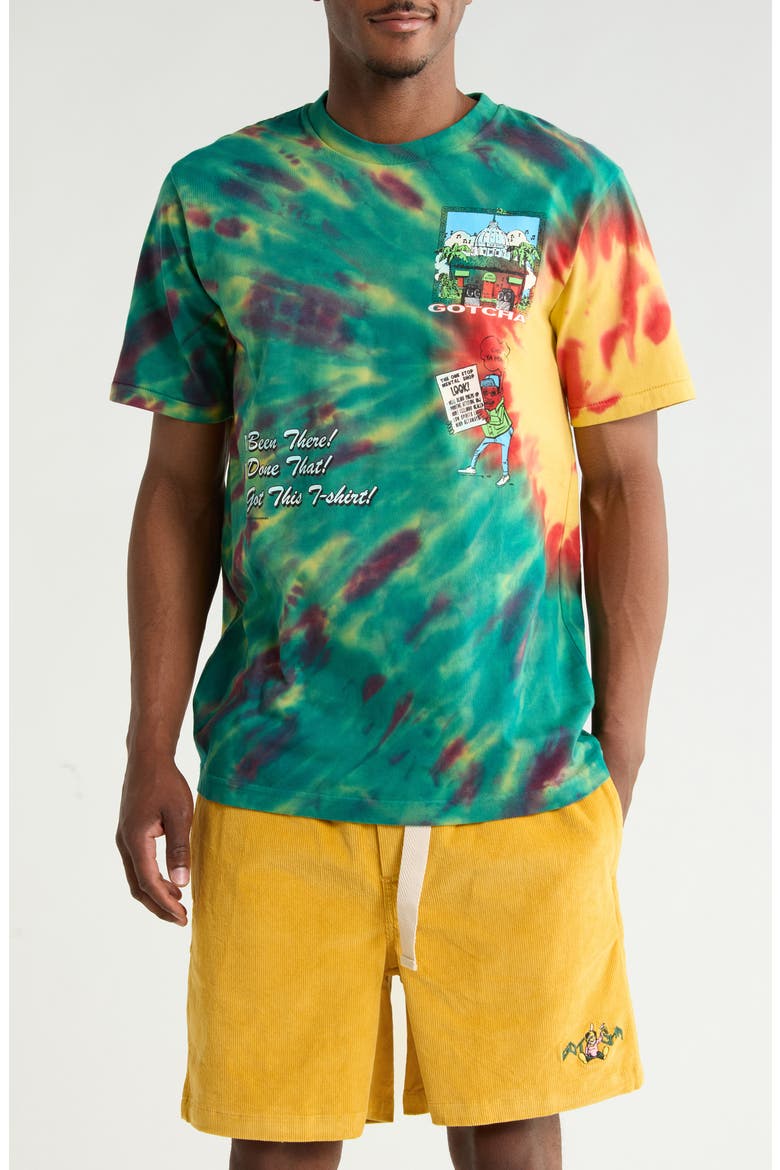 Paradise Hills Cotton Graphic T-Shirt, Main, color, TEAL GREEN