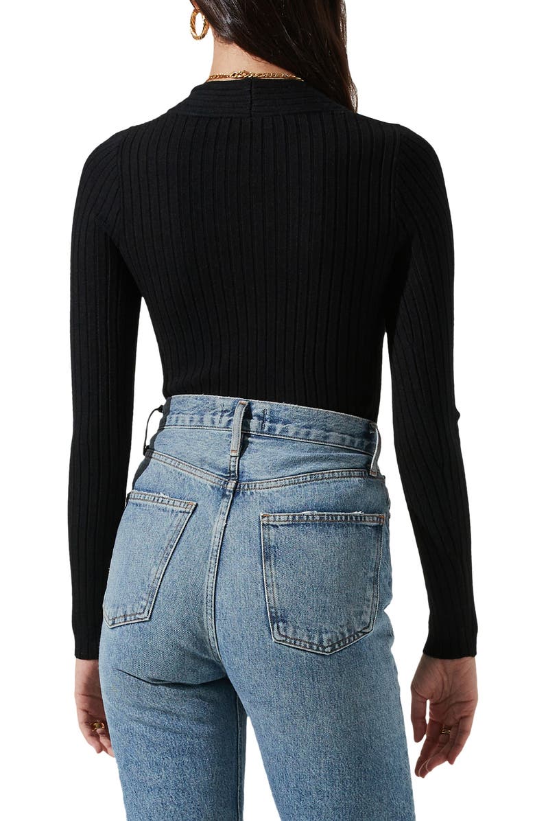 ASTR the Label Twist Front Sweater, Alternate, color, 