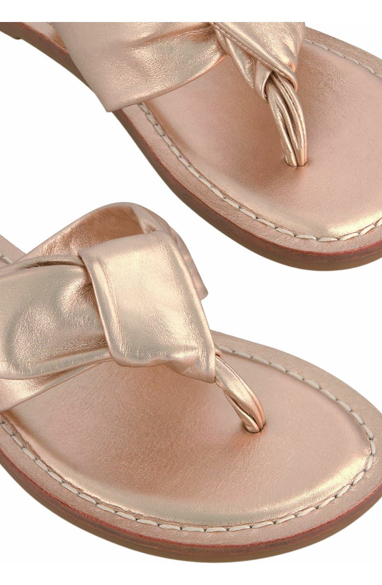 Bernardo Footwear Laia Thong Sandal, Alternate, color, Blush Metallic