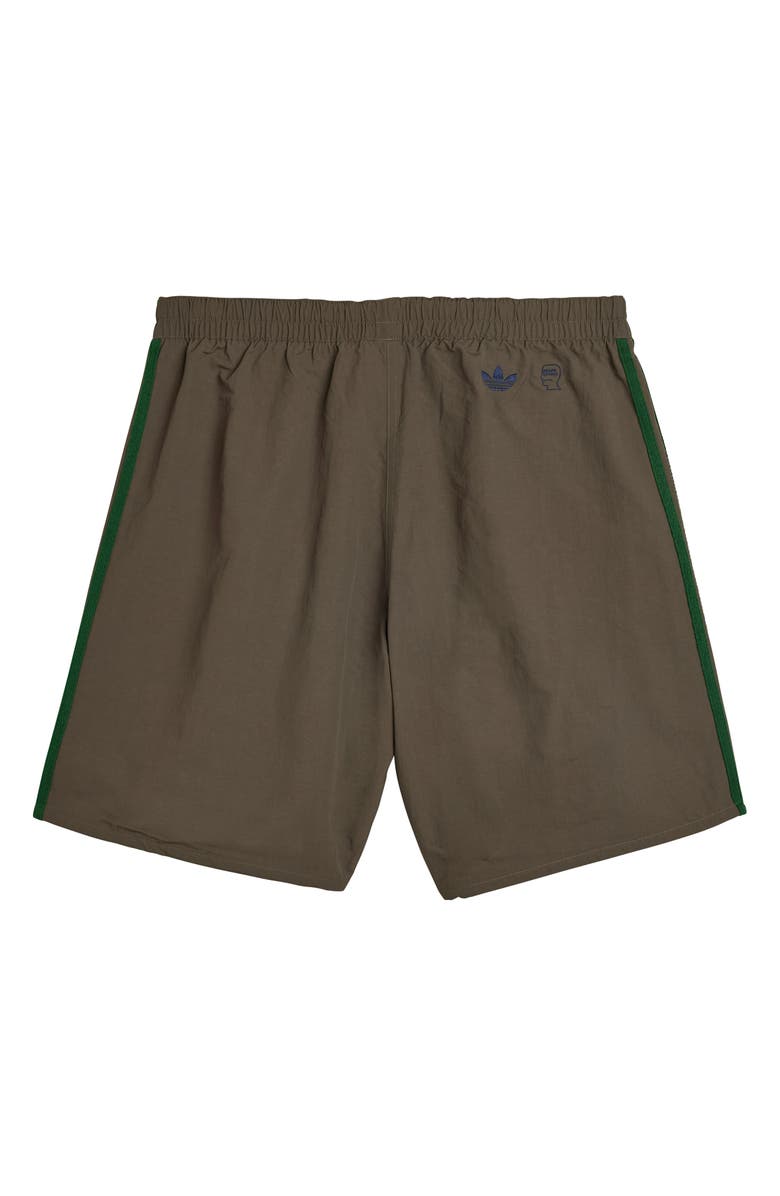 ADIDAS X BRAINDEAD x Brain Dead Nylon Shorts, Alternate, color, 