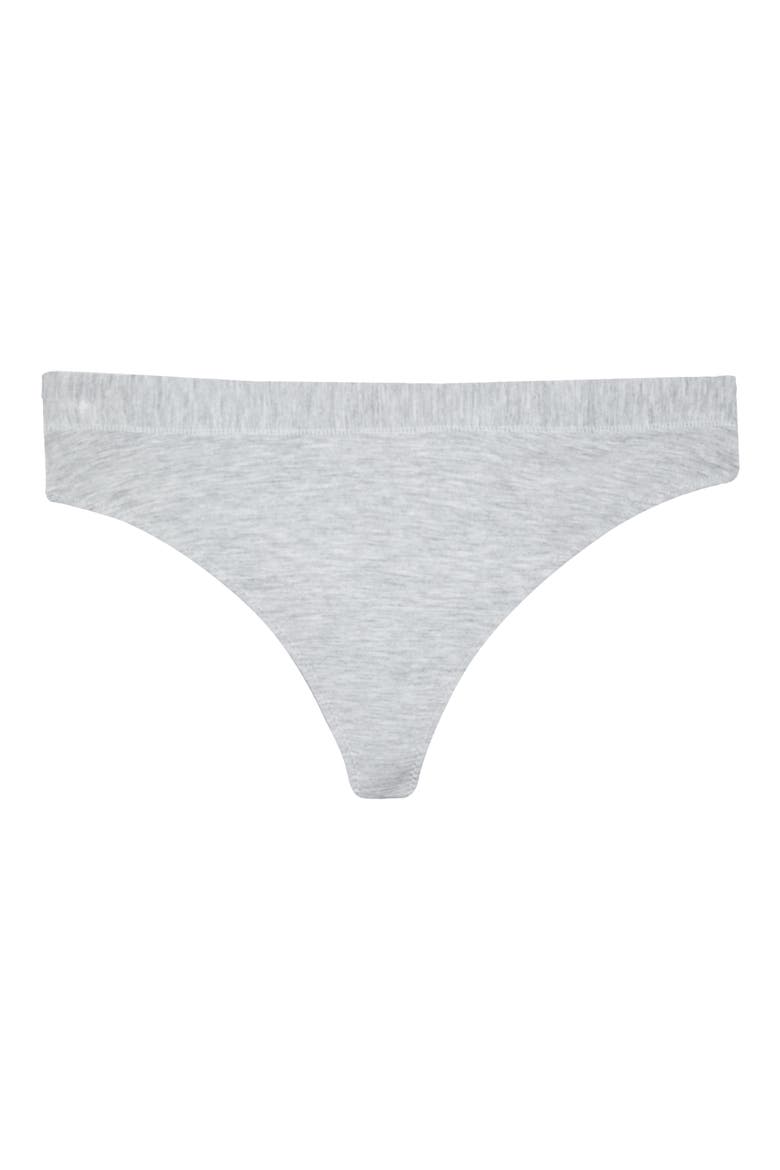 FeelFree Thong, Alternate, color, HEATHER GREY