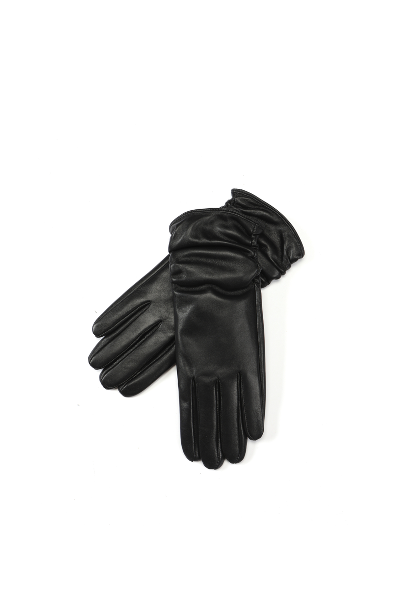Elina Leather Gloves, Alternate, color, Black