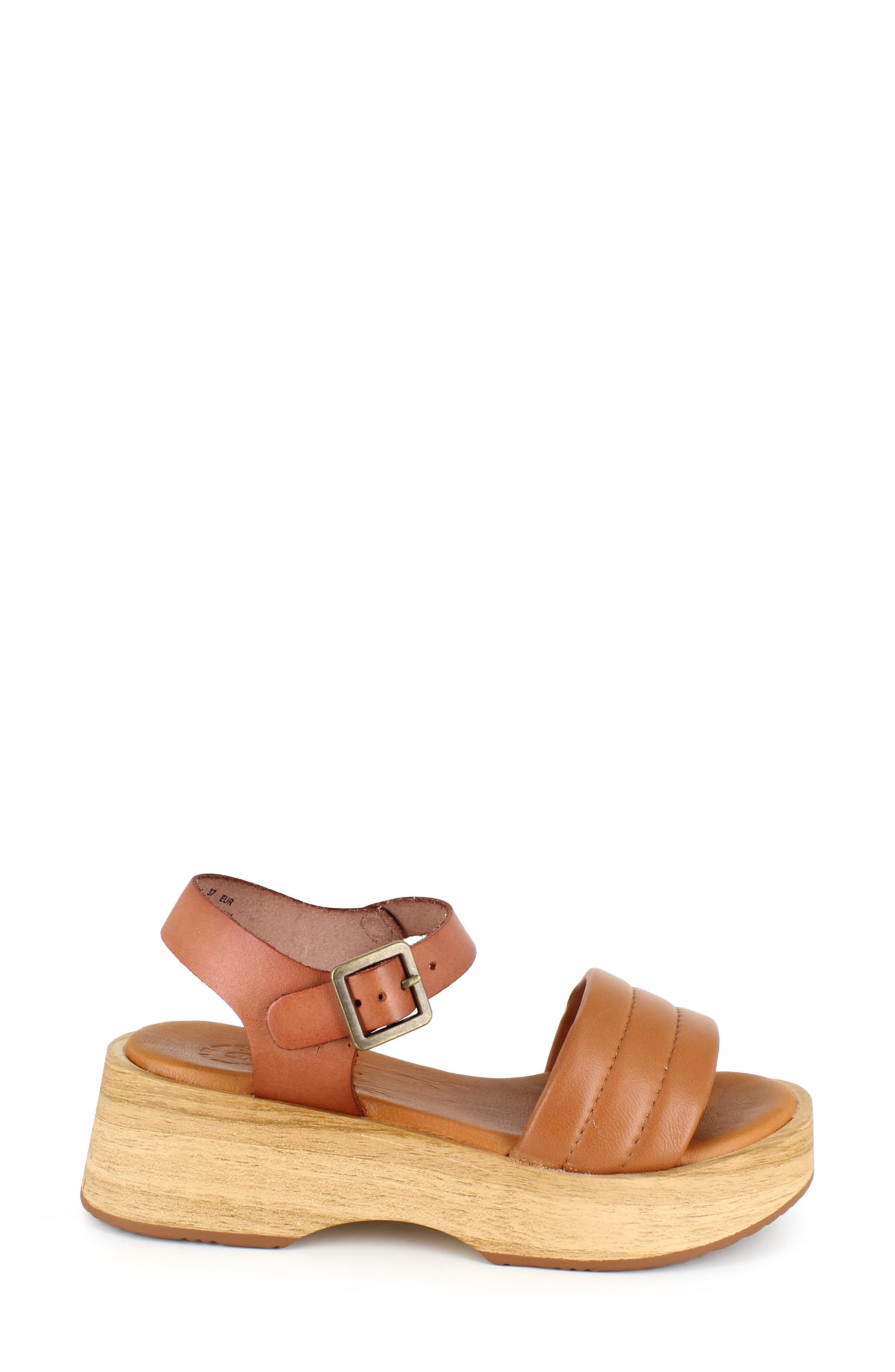 Candie's Elisa Platform Sandal, Alternate, color, Tan