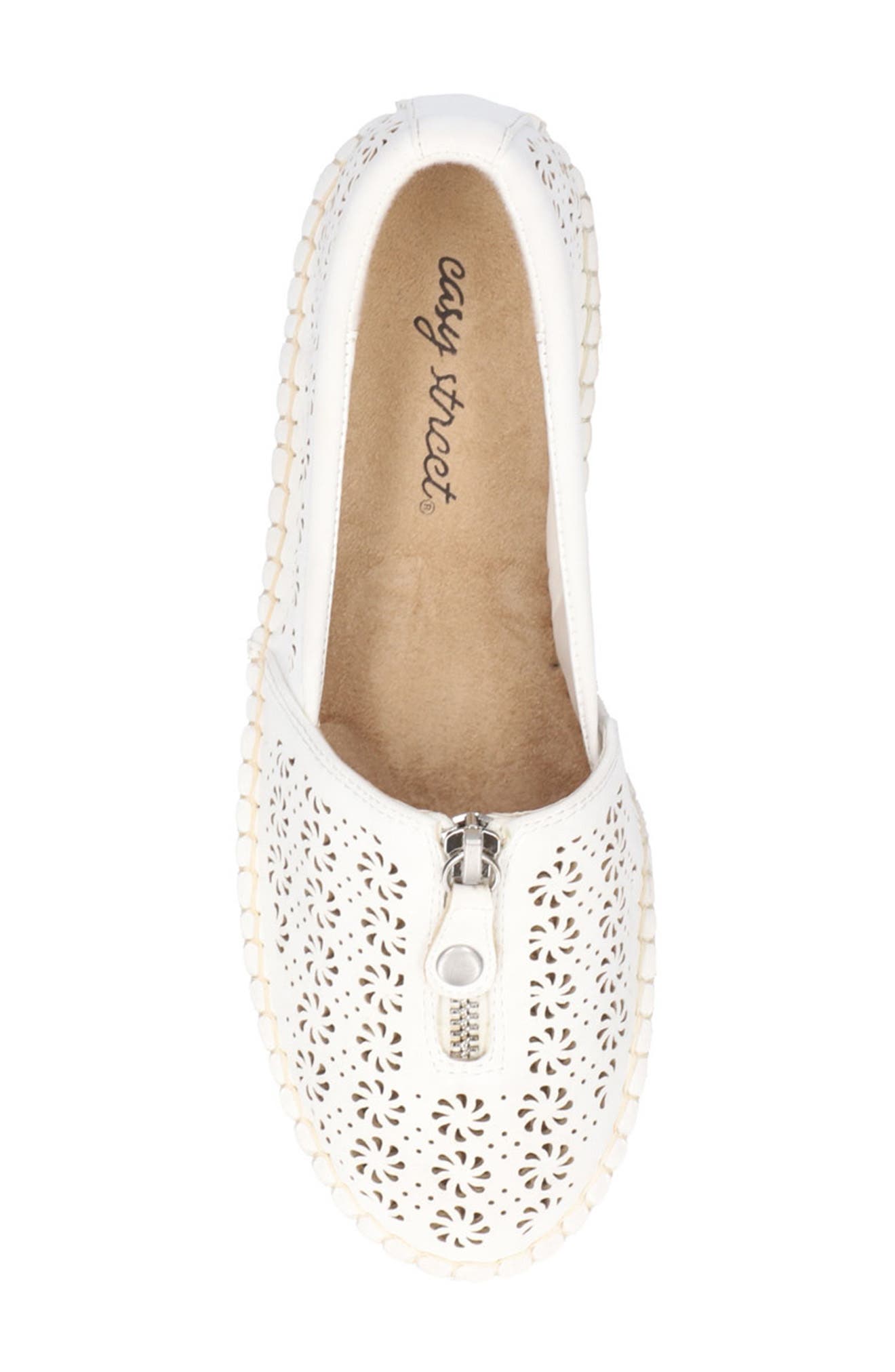 EASY STREET Zenon Laser-Etched Faux Suede Espadrille Slip-On Sneaker, Alternate, color, 