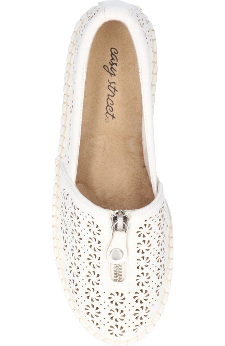 EASY STREET Zenon Laser-Etched Faux Suede Espadrille Slip-On Sneaker, Alternate, color,