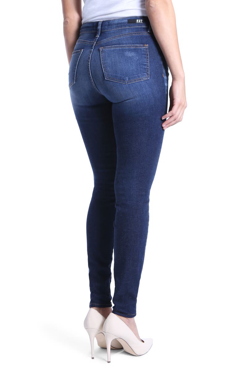 KUT from the Kloth Mia High Waist Skinny Jeans, Alternate, color, 