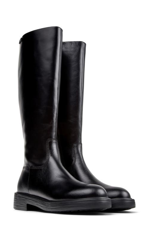 Camper Dean Knee High Boot In Black