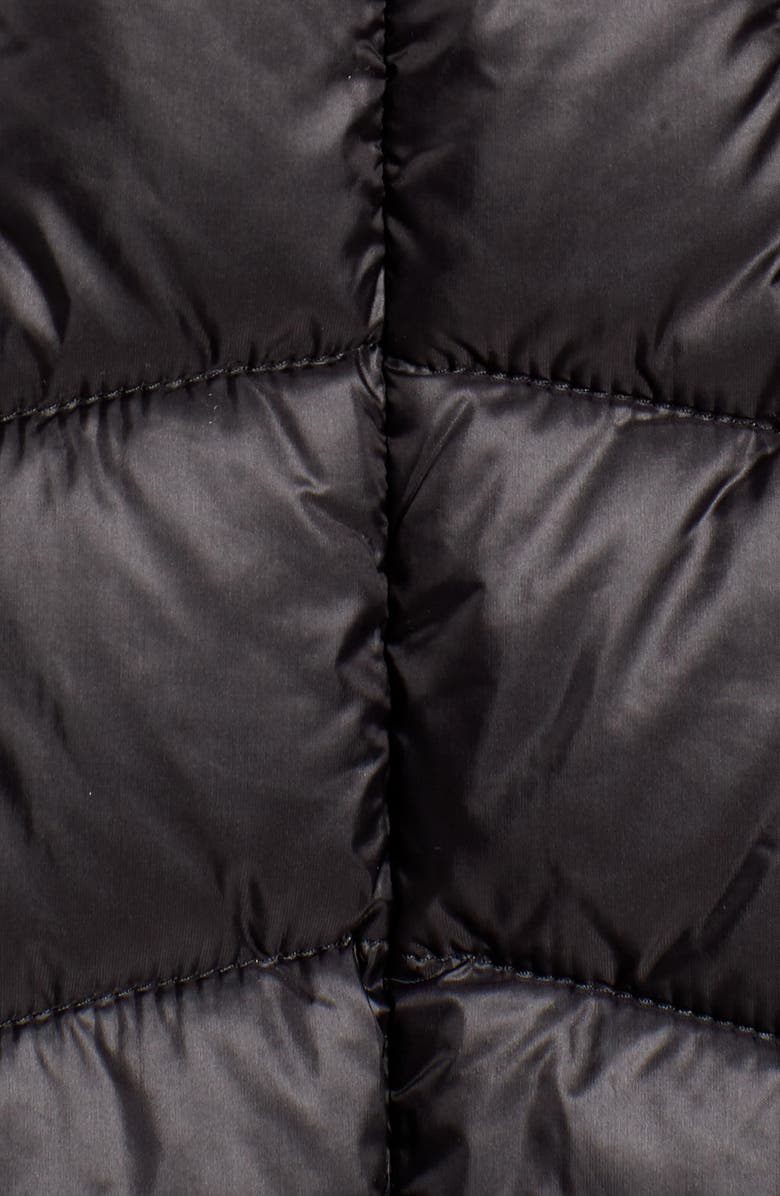 Bernardo Glossy Quilted Walker Coat, Alternate, color, 