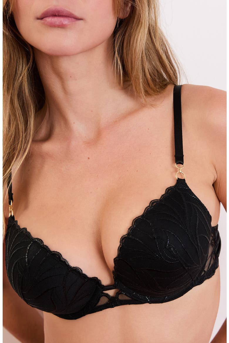 Envolee N°2 Classique Underwire Bra, Alternate, color, BLACK