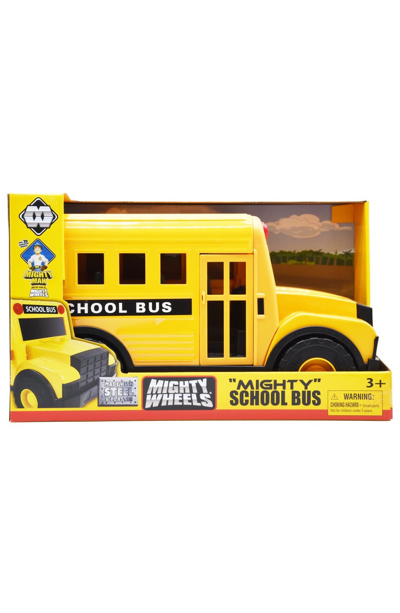 Mighty Wheels 16" Mighty School Bus Yellow, Main, color, Multicolored
