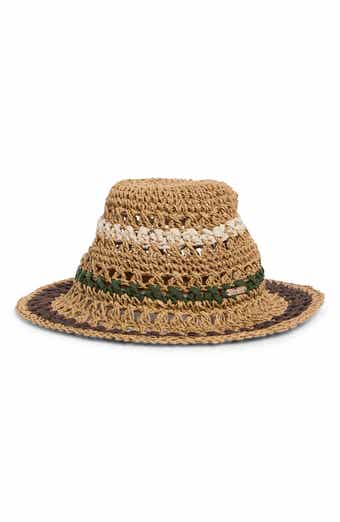 Carly Striped Crochet Bucket Hat