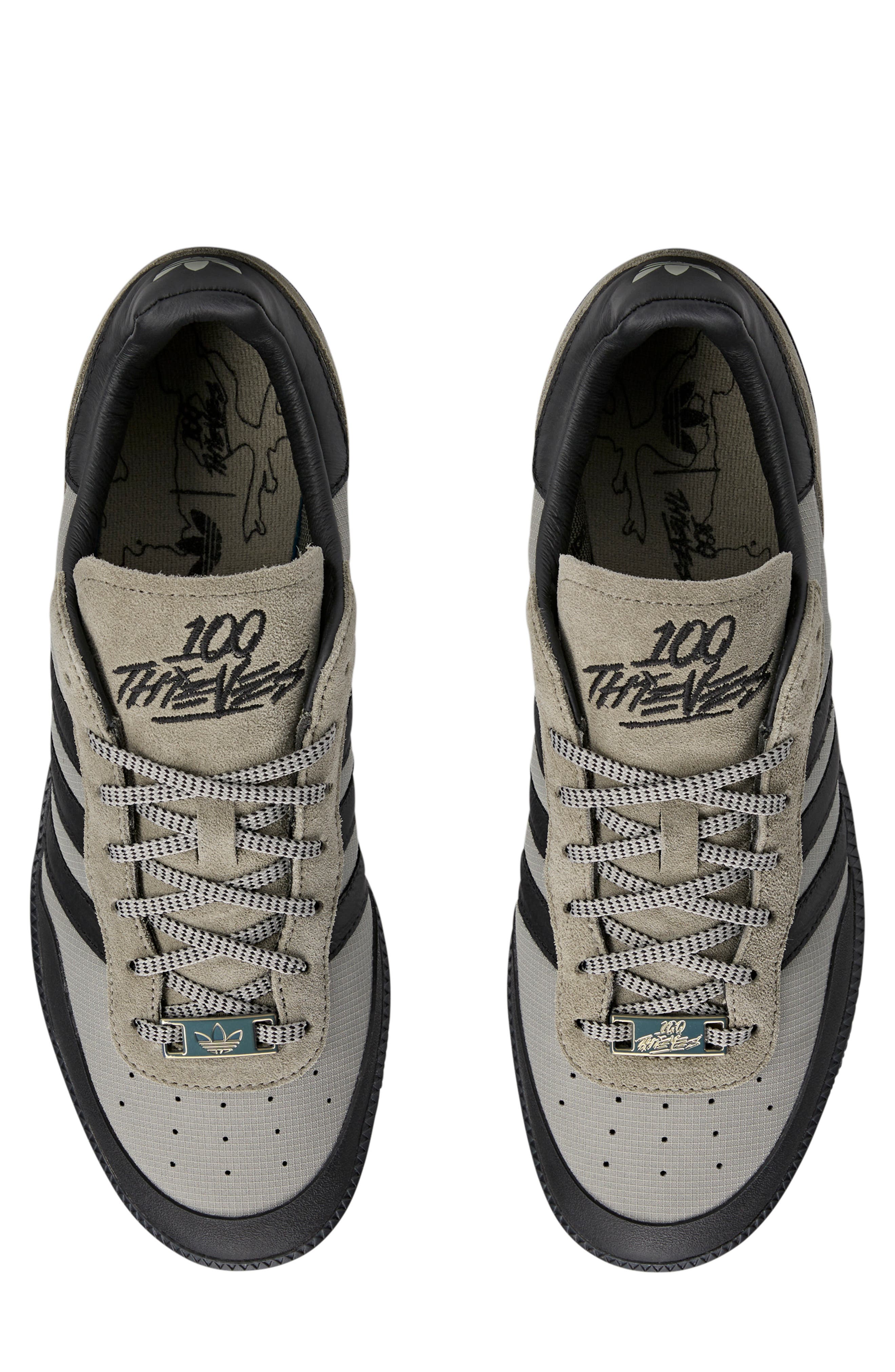 adidas x 100 Thieves Palos Hills Sneaker, Alternate, color, Silpeb/ Cblack/ Ftwwht