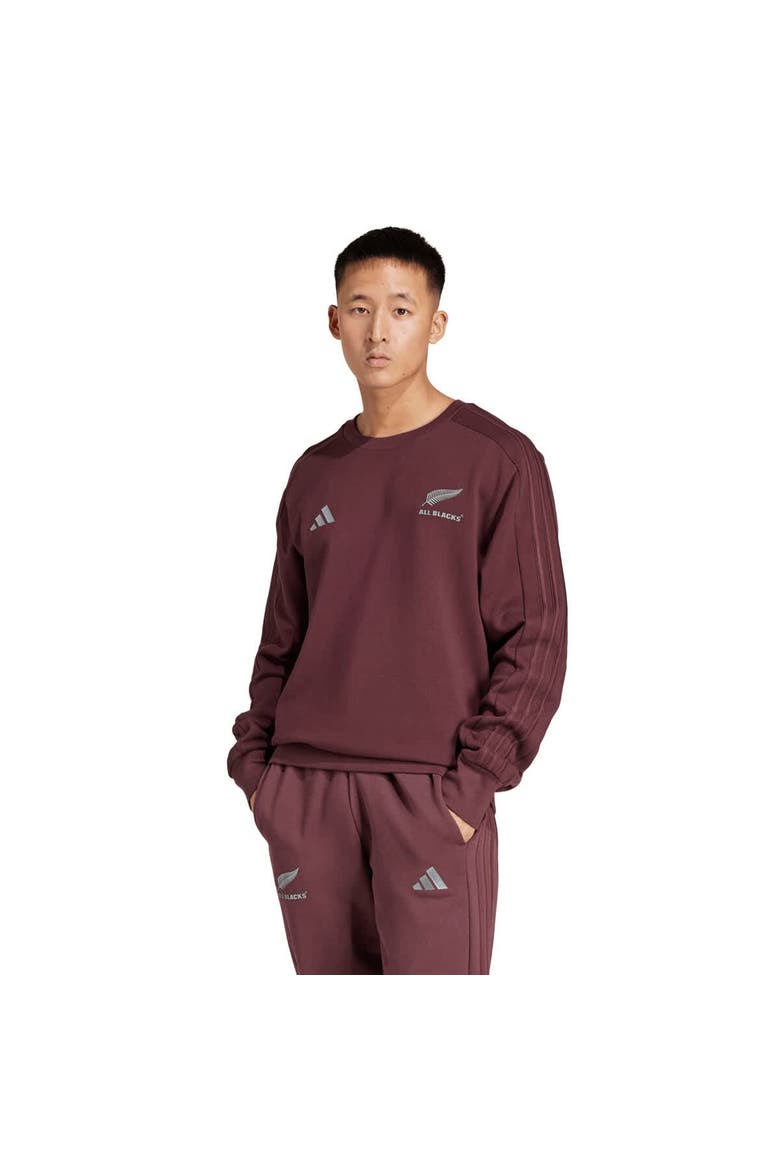 All Blacks adidas Pullover Sweatshirt - Maroon, Main, color, Maroon