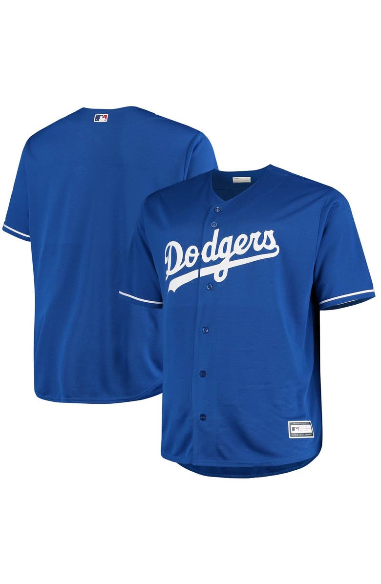 PROFILE Men's Royal Los Angeles Dodgers Big & Tall Replica Alternate Team Jersey, Main, color,