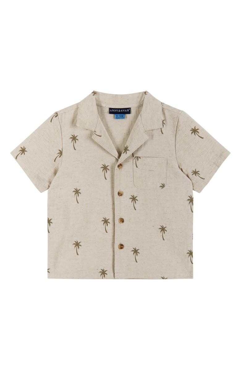 Andy & Evan Camp Shirt & Shorts Set, Alternate, color, 