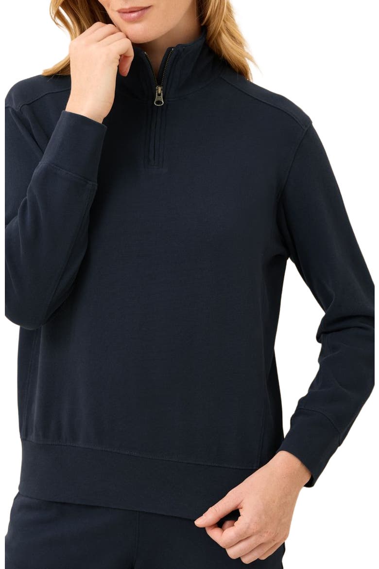 CloudKnit Half Zip, Alternate, color, Midnight Blue