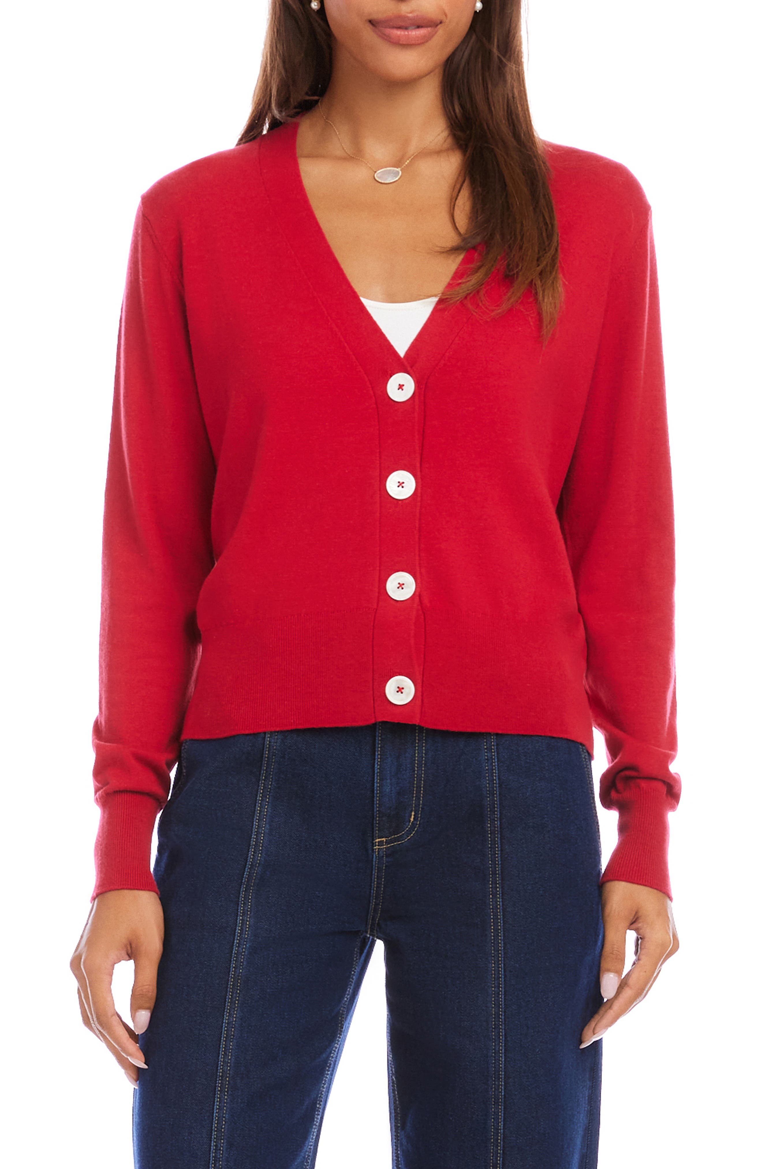 V-Neck Cardigan - image 5