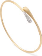 Marco Bicego Lucia 18K Gold & Diamond Bypass Bracelet