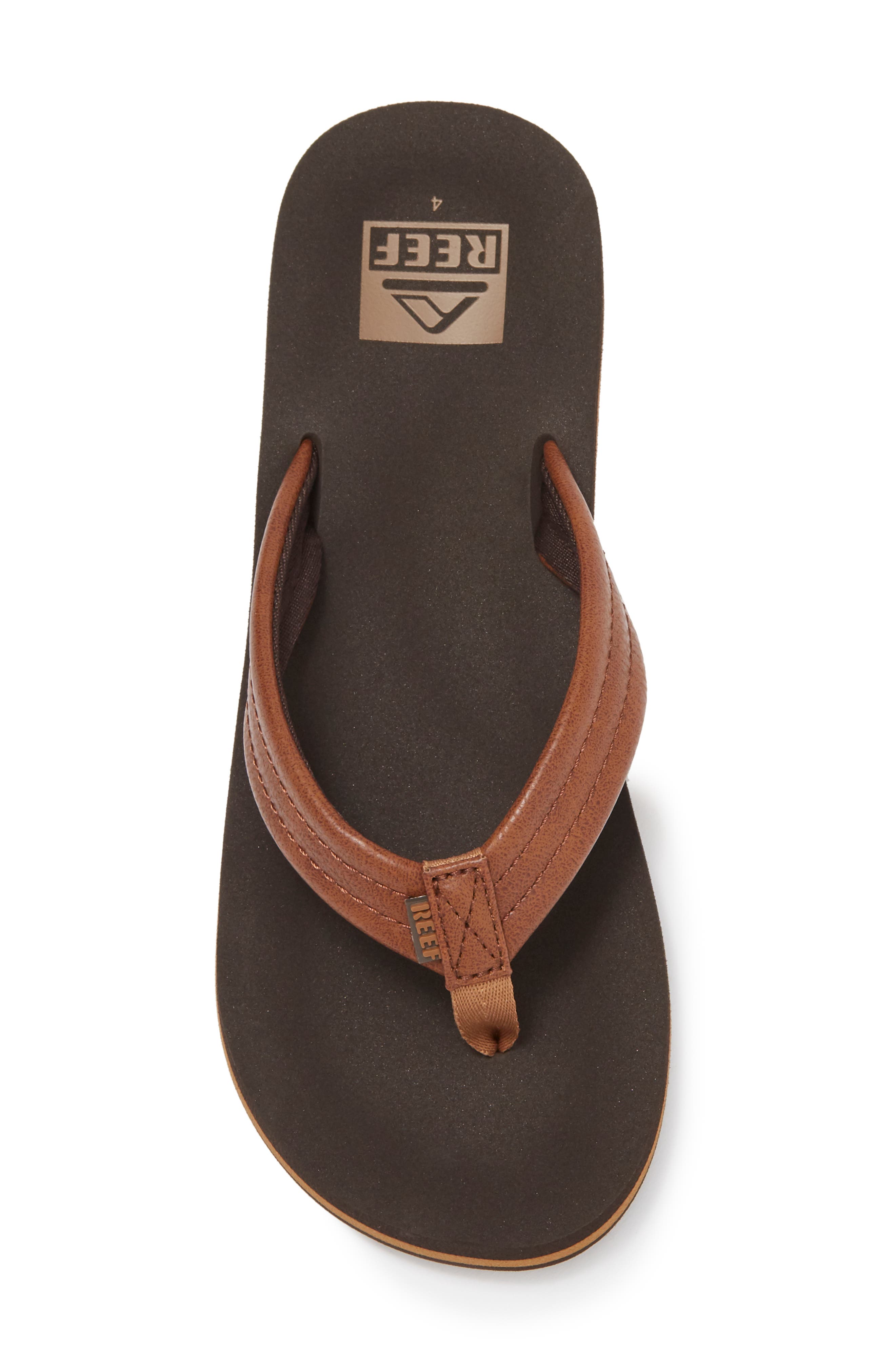 Reef Kids' Ahi Flip Flop, Alternate, color, Brown