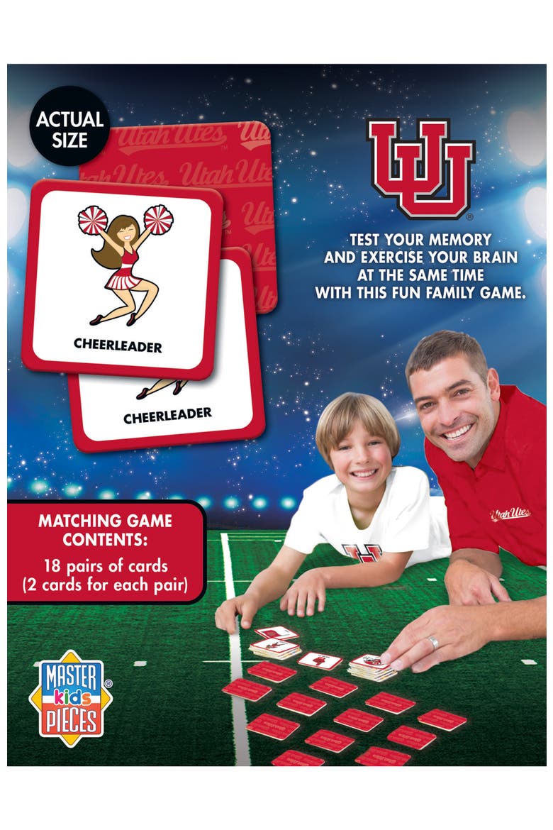 Utah Utes Matching Game, Alternate, color, Multicolor