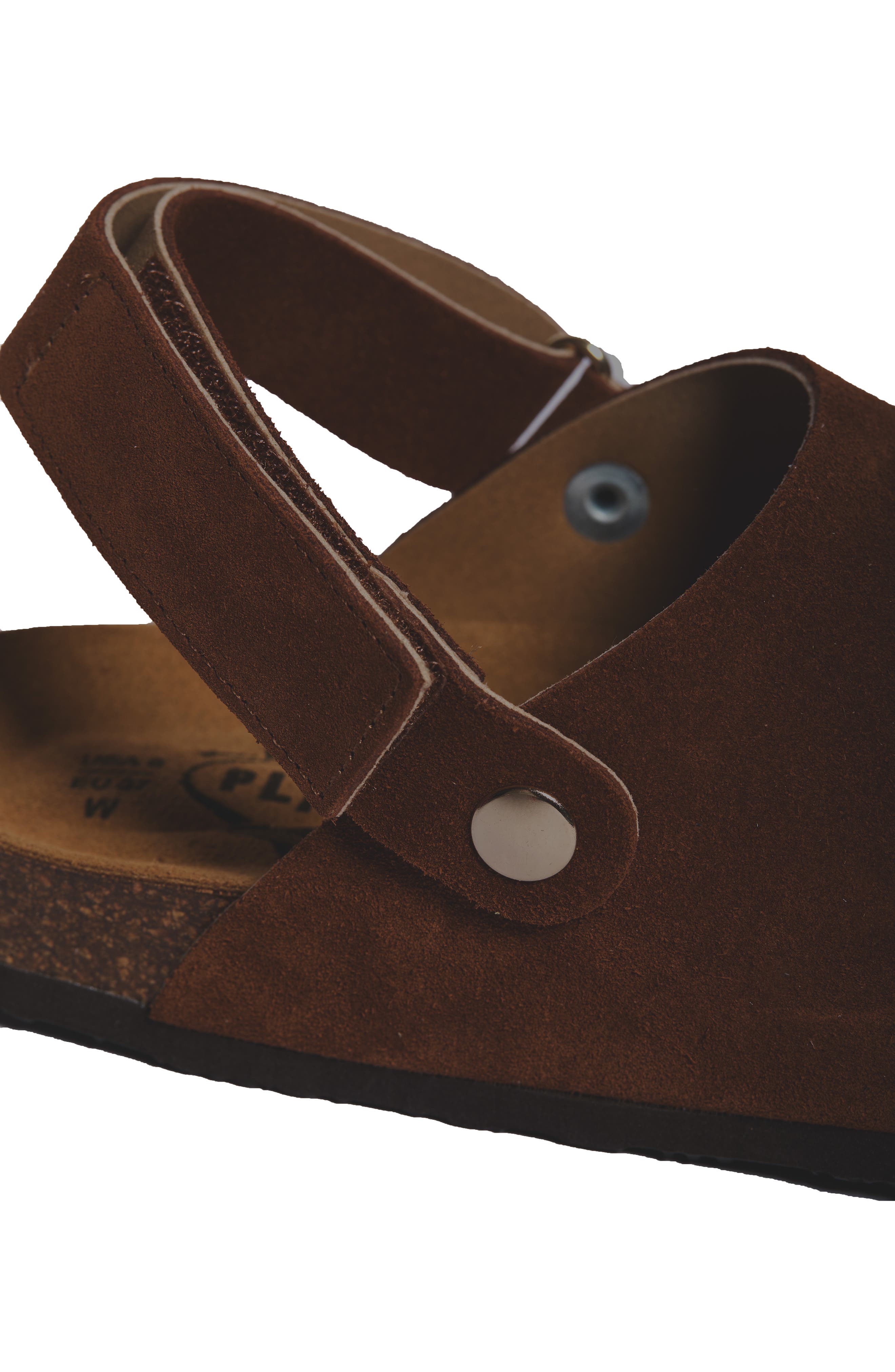 Blake Clog, Alternate, color, AFELPADO MARRON