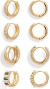 8 Other Reasons x Jill Jacobs Set of 4 Hoop Earrings