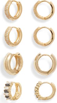 8 Other Reasons x Jill Jacobs Set of 4 Hoop Earrings