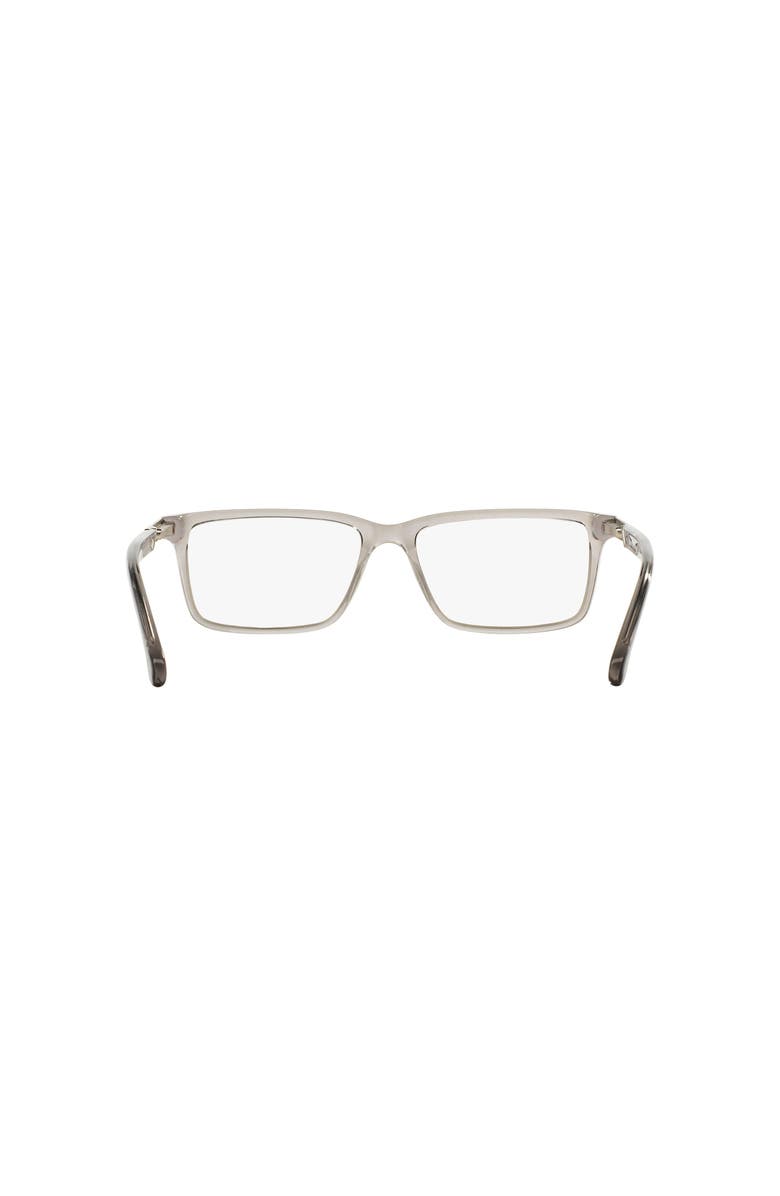 Brooks Brothers 53mm Rectangle optical glasses, Alternate, color, Grey