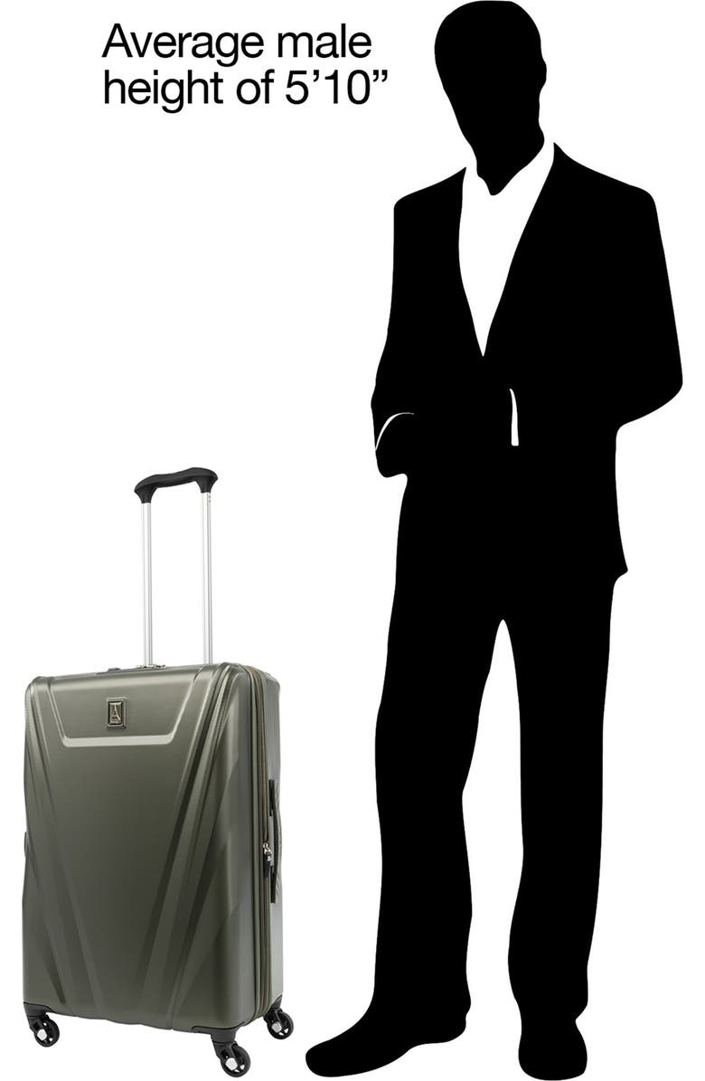 TRAVELPRO Maxlite<sup>®</sup> 5 25-Inch Hardside Expandable Medium Check-In Spinner, Alternate, color, Slate Green