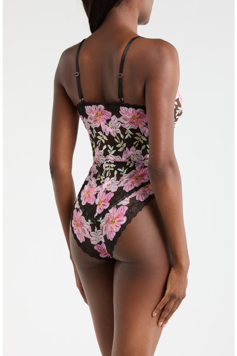 Floral Lace Teddy, Alternate, color, PRINTED PRIMROSE