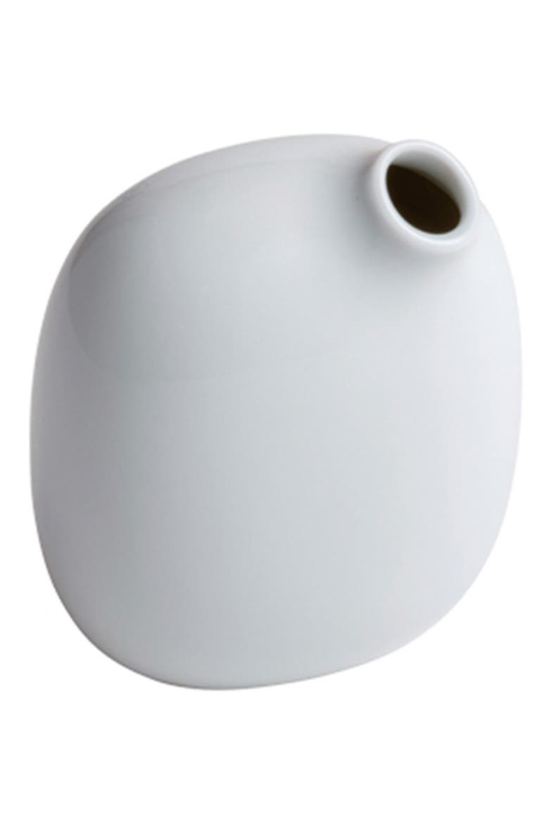 Sacco 02 Porcelain Vase, Main, color, WHITE