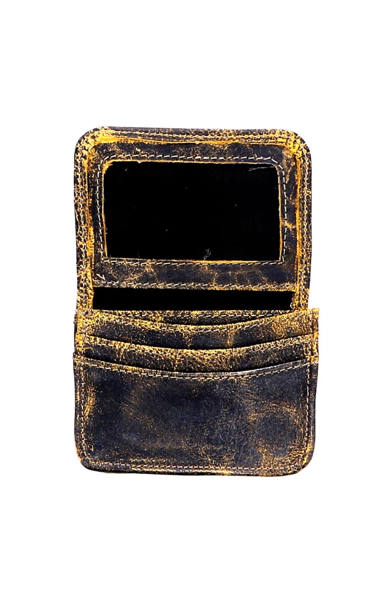 Bed Stu Jeor Wallet, Alternate, color, Tang Black Delux