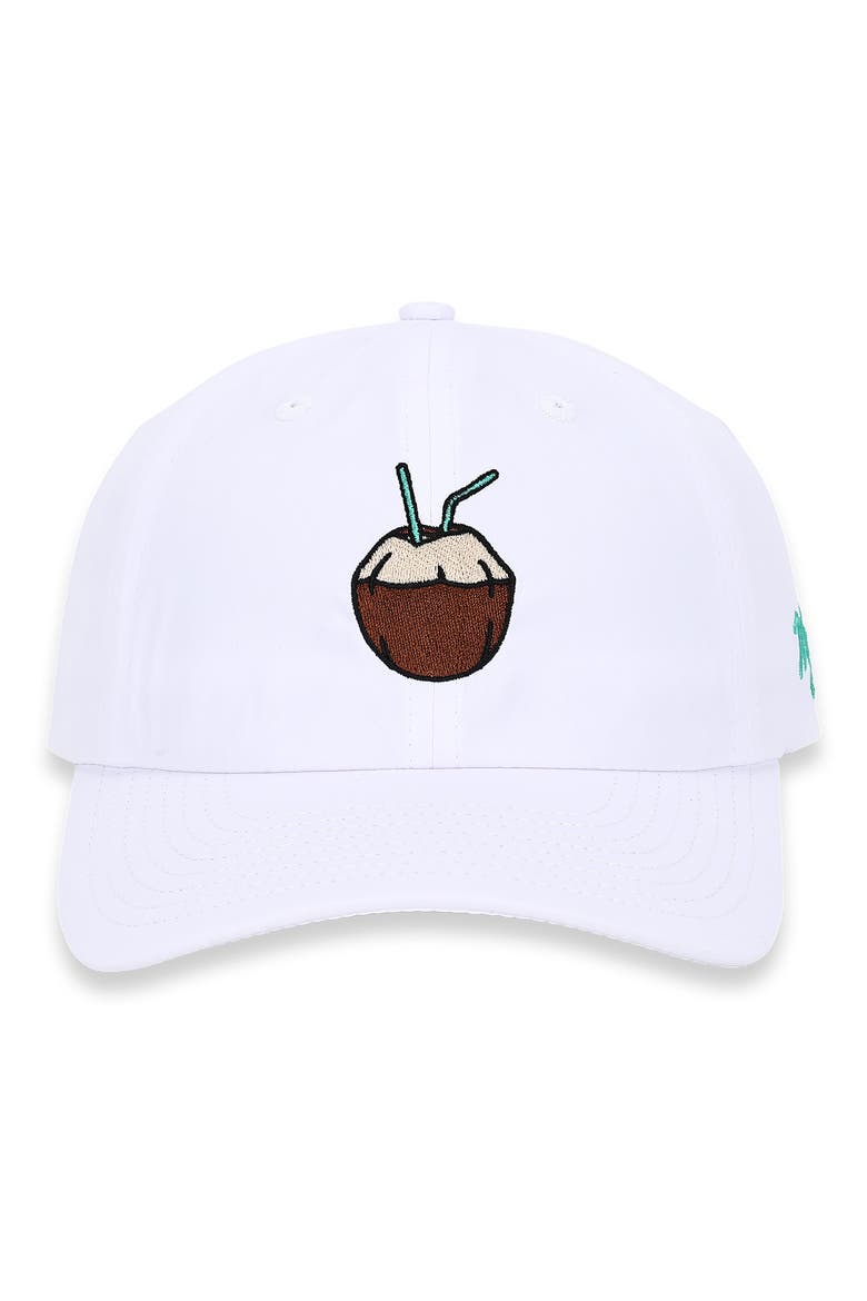 Coco Twill Baseball Cap, Alternate, color, WHITE