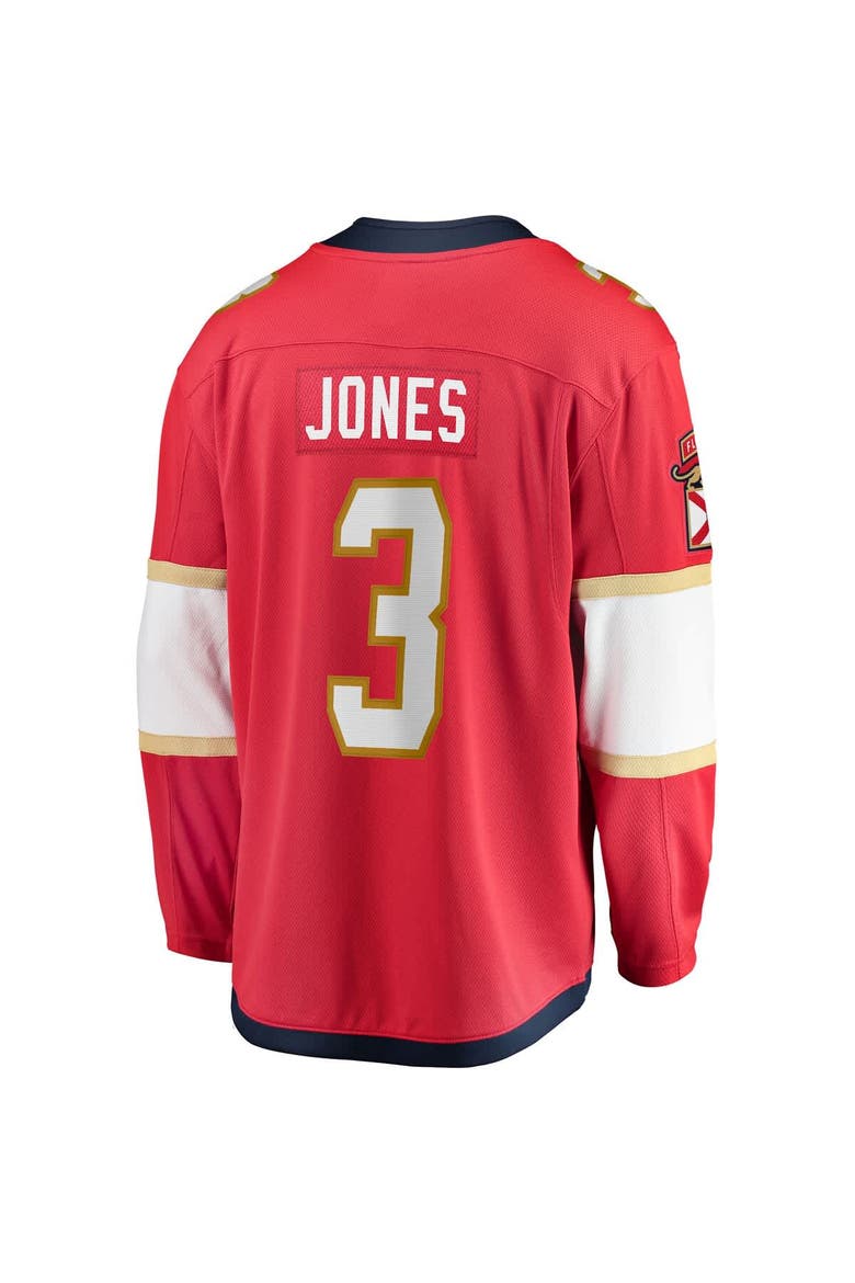 Men's Fanatics Seth Jones Red Florida Panthers Home Breakaway Jersey, Alternate, color, Red