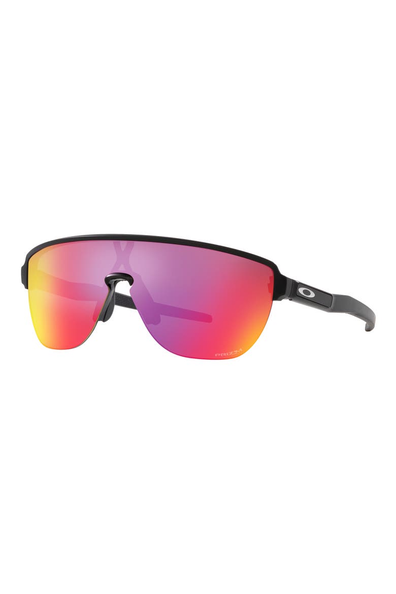 Corridor 42mm Semirimless Prizm™ Shield Sunglasses, Alternate, color, BLACK GREY