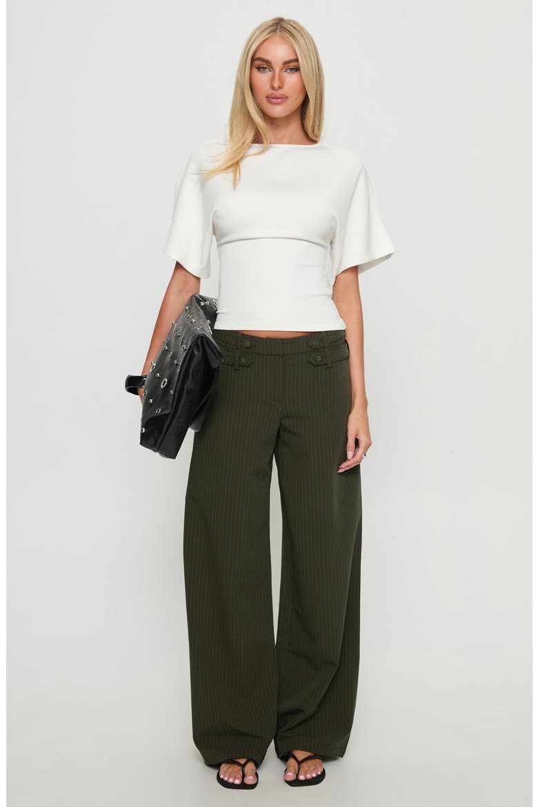 Jette Pinstripe Pants, Alternate, color, GREEN PINSTRIPE