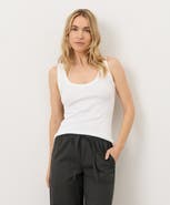 Pact Perfect Rib Scoop Neck Tank Made With Organic Cotton