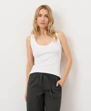 Pact Perfect Rib Scoop Neck Tank Made With Organic Cotton